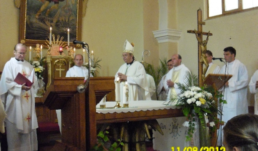 Slávnostná sv.omša 11.08.2012 