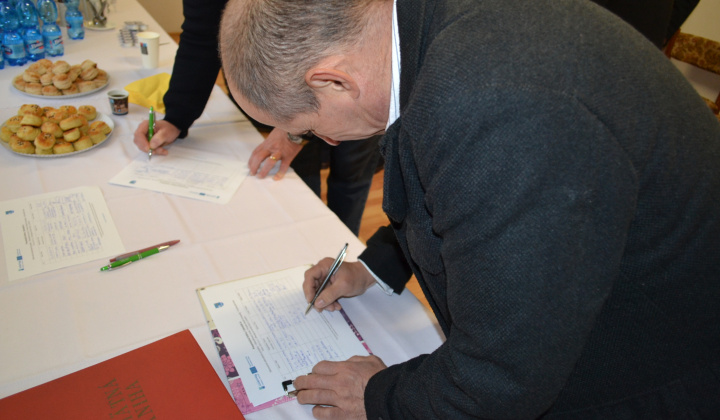 Slávnostné odovzdanie odvodňovacieho jarku - Projekt Interreg