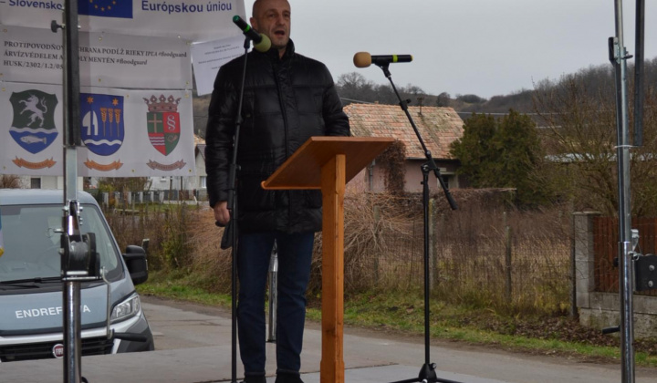 Slávnostné odovzdanie odvodňovacieho jarku - Projekt Interreg