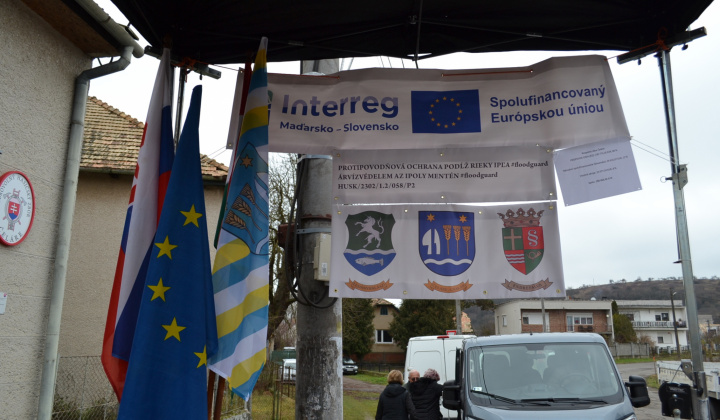 Slávnostné odovzdanie odvodňovacieho jarku - Projekt Interreg